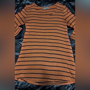 Maurices Striped Tunic/Short Dress w/ Pockets